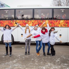 Эстафета Олимпийского огня в Ханты-Мансийске Эстафета Олимпийского огня в Ханты-Мансийске